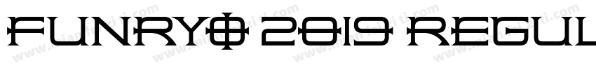 Funryo 2019 Regular字体转换